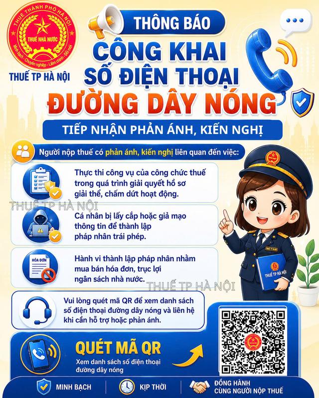Thuế Hà Nội thông báo nóng- Ảnh 2.
