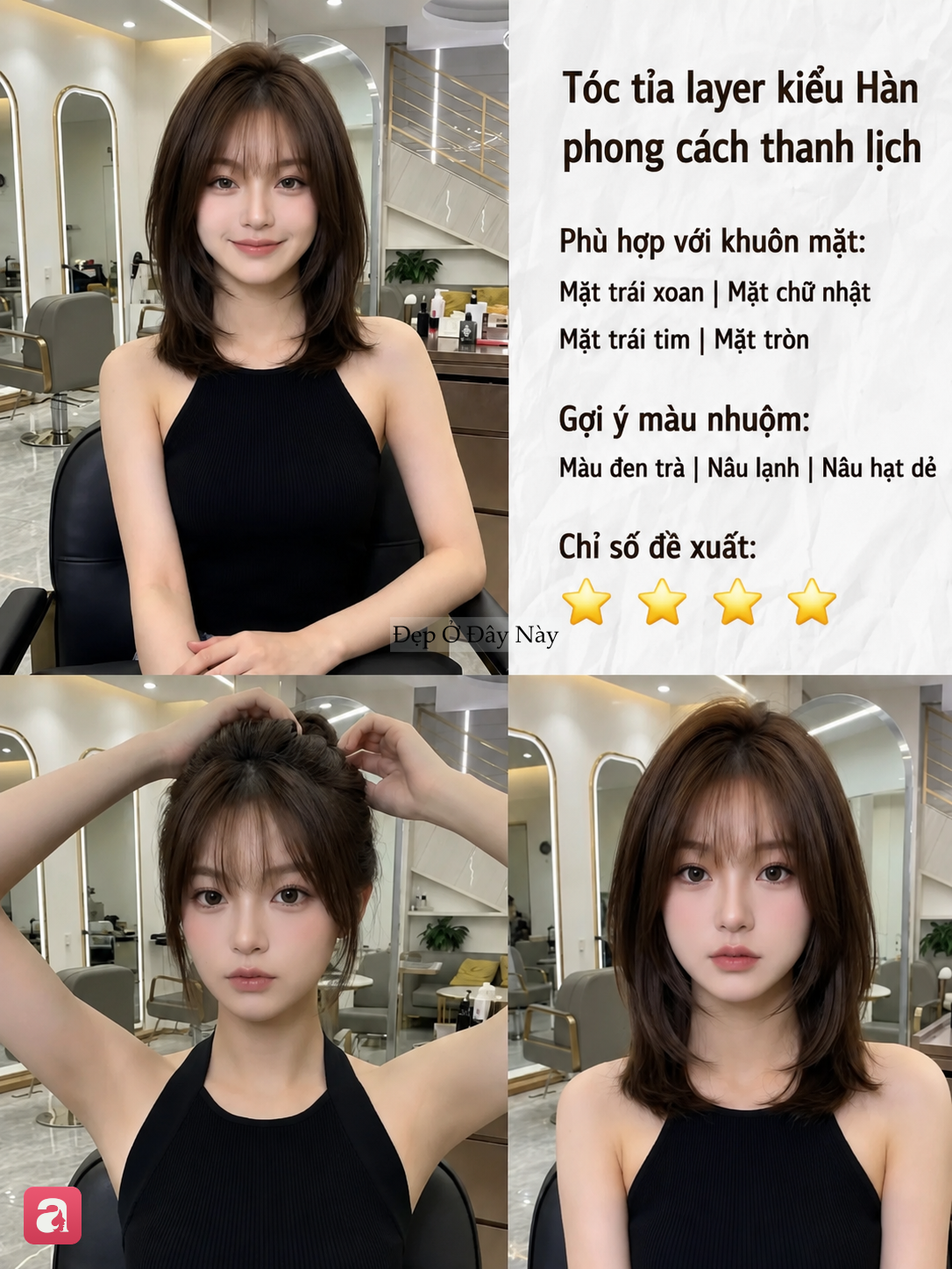 5 kiểu t&oacute;c ngang vai "hack tuổi" cực đỉnh, chị em U40 cắt l&agrave; trẻ ra v&agrave;i tuổi- Ảnh 3.