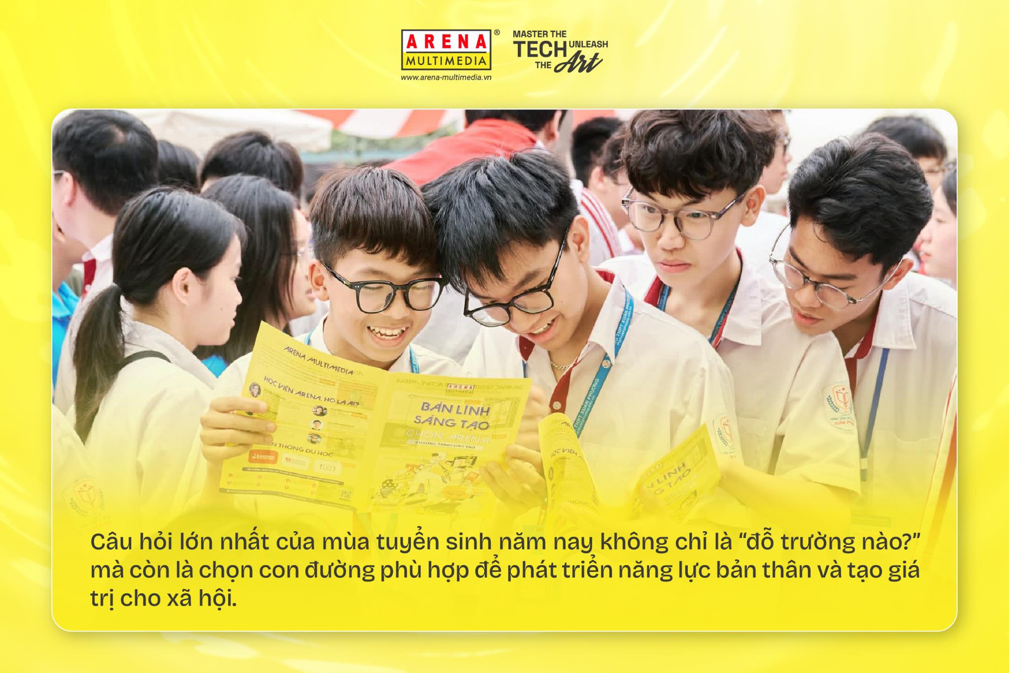 Thay đổi tư duy chọn nghề - Chọn “cất cánh” cùng Arena Multimedia - Ảnh 1.
