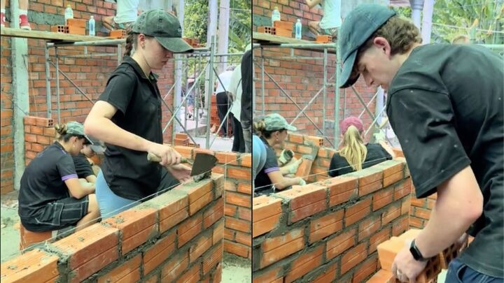 Biểu cảm của ch&uacute; tr&acirc;u ở Hội An khi nh&oacute;m trẻ con T&acirc;y chạm v&agrave;o sừng h&uacute;t 1 triệu người - Ảnh 4.