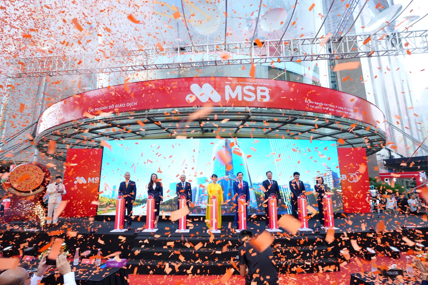 MSB khai trương Hội sở chính và Sở Giao Dịch mới, chào mừng 35 năm thành lập - Ảnh 1.