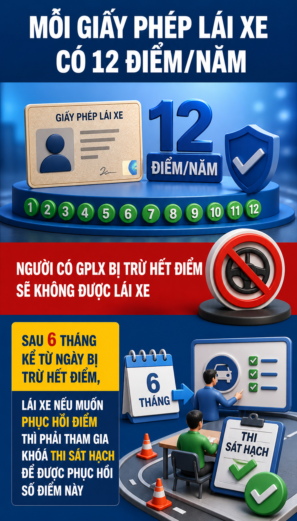 Thông tin quan trọng về trừ điểm Giấy phép lái xe, tất cả tài xế cần trudiem - Ảnh 1.