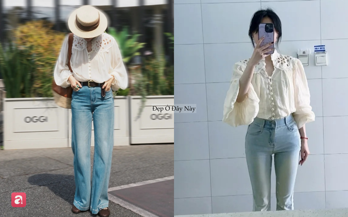 &Aacute;o "n&agrave;ng thơ" như Lưu Diệc Phi khiến d&acirc;n t&igrave;nh rần rần t&igrave;m mua theo: Mặc vừa trẻ trung vừa kh&eacute;o che khuyết điểm - Ảnh 6.