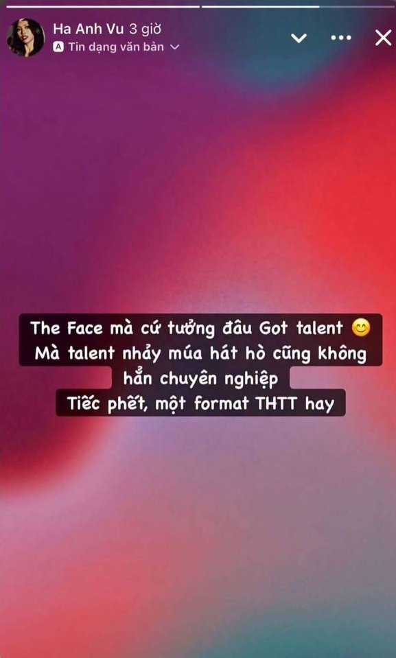 Drama n&aacute;o loạn MXH: Si&ecirc;u nẫu H&agrave; Anh ch&ecirc; thẳng The Face, mentor Anh Thư bức x&uacute;c đ&aacute;p trả- Ảnh 2.