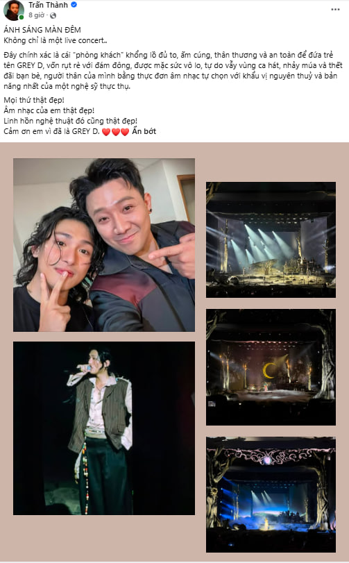 "Đột nhập" hậu trường concert duy mỹ của GREY D: Trấn Thành khen “quá xịn”, hoàng tử nhạc số cũng mê mẩn MCK - Ảnh 7.