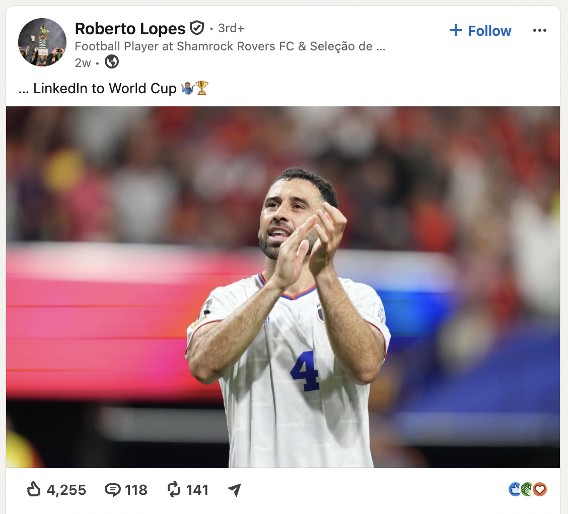 Cầu thủ tuyển Cape Verde từng l&agrave; nh&acirc;n vi&ecirc;n ng&acirc;n h&agrave;ng: Được gọi l&ecirc;n tuyển qua LinkedIn, su&yacute;t lỡ World Cup 2026 v&igrave; tưởng tin nhắn của HLV l&agrave; spam - Ảnh 4.