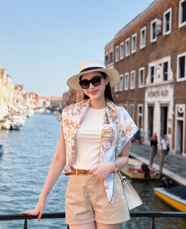 Hoa hậu qu&ecirc; Thanh Ho&aacute; từng lội ruộng đi cấy: Nay lấy chồng thiếu gia tập đo&agrave;n ngh&igrave;n tỷ, đi nước ngo&agrave;i như đi chợ- Ảnh 5.