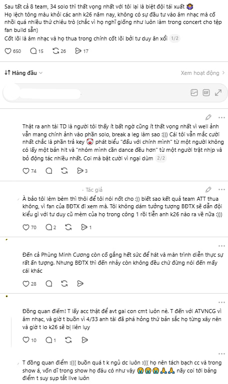 Nh&oacute;m Anh Trai Ch&ocirc;ng Gai m&ugrave;a 1 trở lại g&acirc;y thất vọng, MXH b&ugrave;ng nổ tranh c&atilde;i - Ảnh 4.