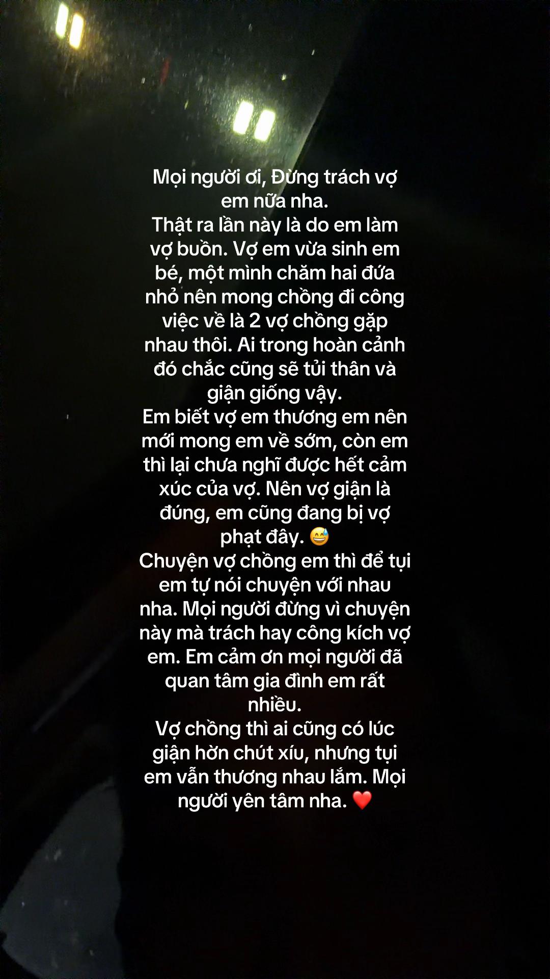 Giữa ồn &agrave;o bị Lucie Nguyễn c&ocirc;ng khai tin nhắn, Tuấn Dương l&ecirc;n tiếng: "Để vợ chồng em tự n&oacute;i chuyện"- Ảnh 2.