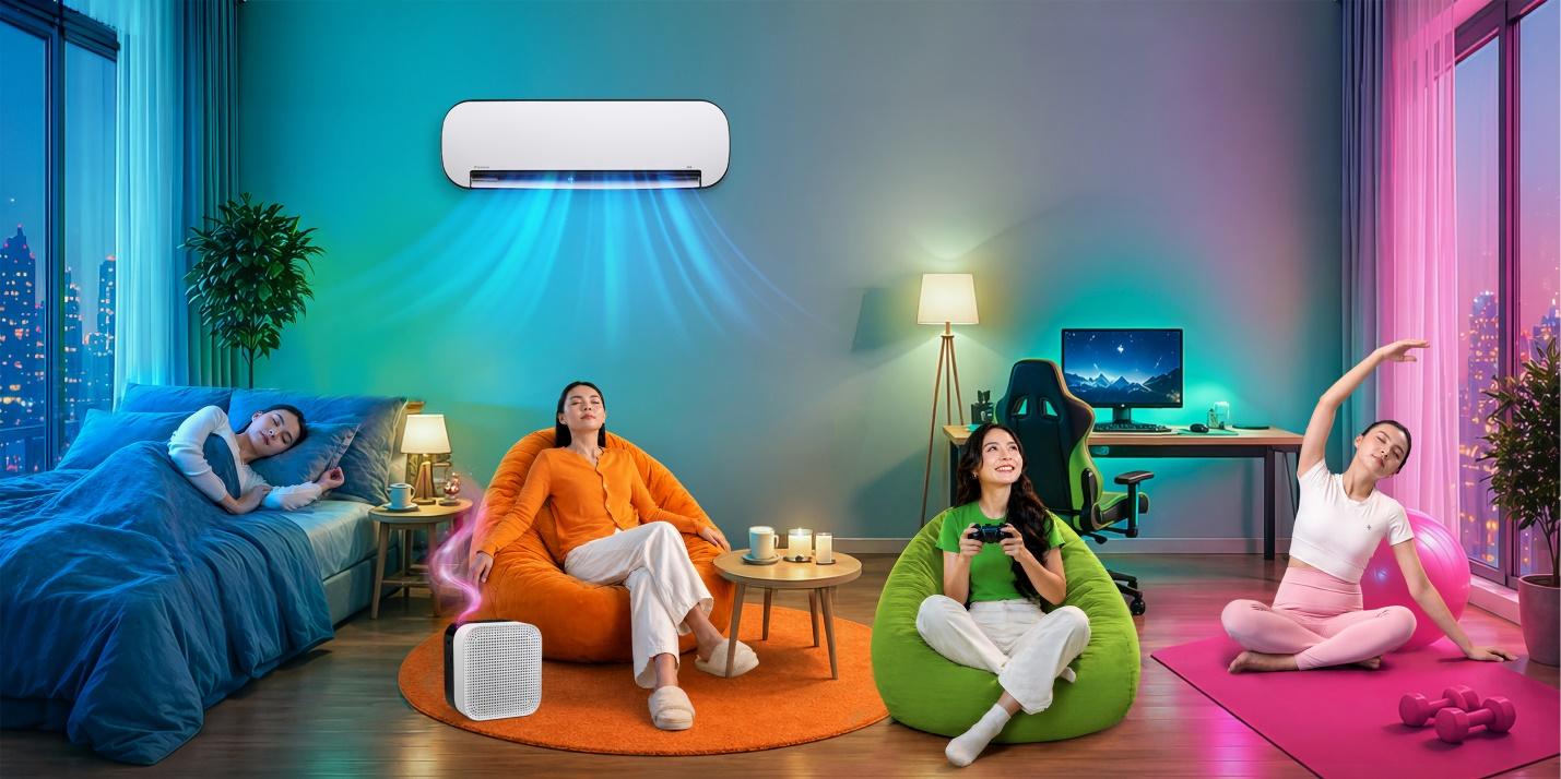 Điều h&ograve;a Daikin Air Creator: Khi m&ocirc;i trường sống được tạo n&ecirc;n từ &aacute;nh s&aacute;ng, &acirc;m thanh v&agrave; kh&ocirc;ng kh&iacute; - Ảnh 1.