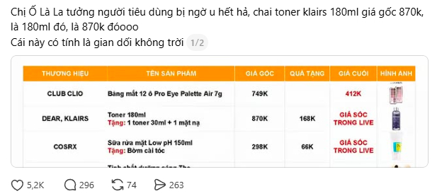 D&acirc;n mạng &ldquo;bắt b&agrave;i&rdquo; Hannah Olala: Độn gi&aacute; tr&ecirc;n trời, livestream deal hời m&agrave; vẫn đắt hơn mua ng&agrave;y thường- Ảnh 4.