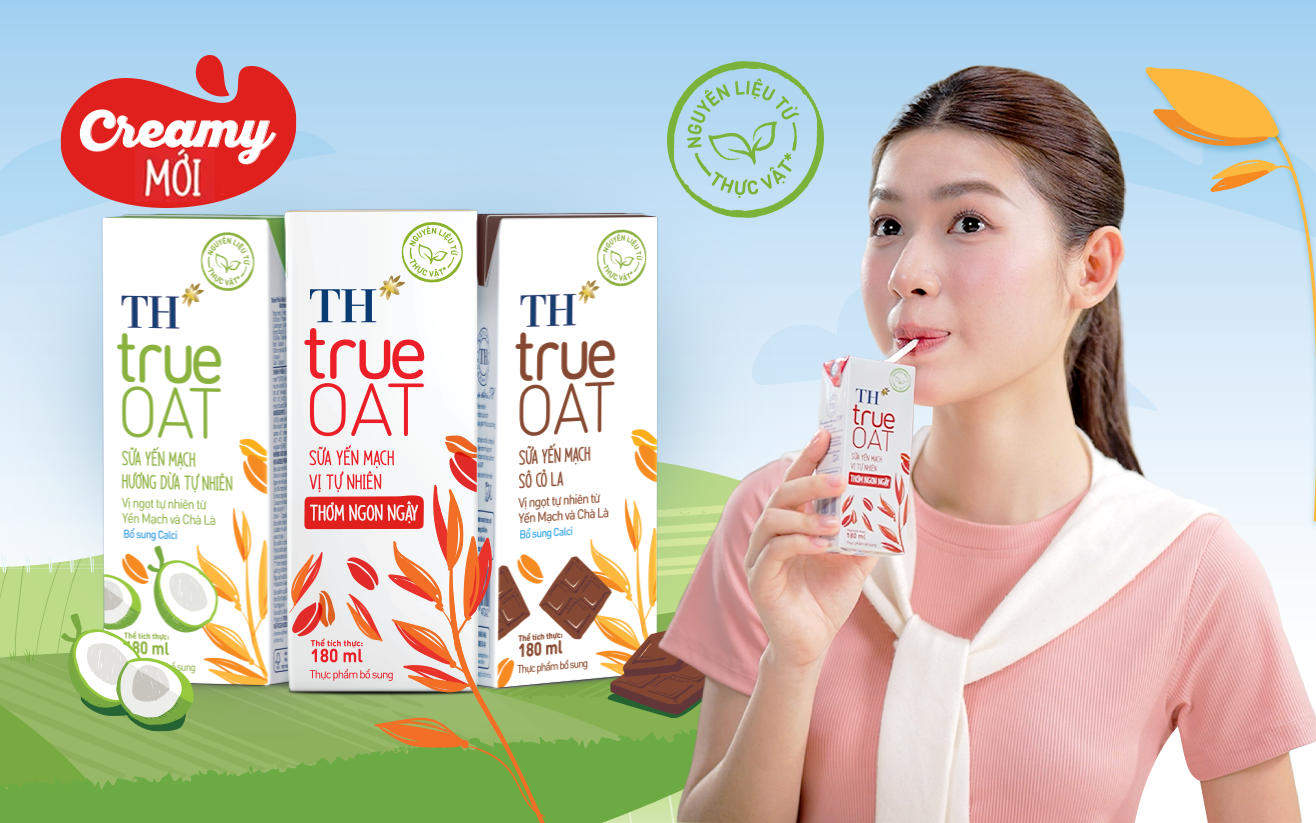 Sữa Yến Mạch TH true OAT Creamy: Chinh phục gu người trẻ bằng vị thơm ngon ngậy - Ảnh 1.