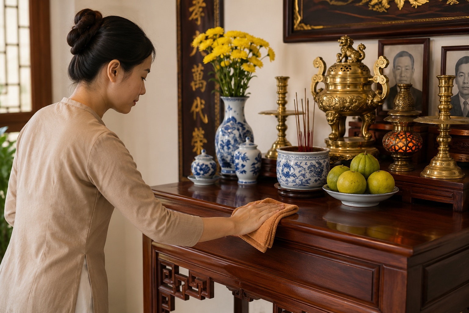 3 c&acirc;u kh&ocirc;ng n&oacute;i trước b&agrave;n thờ- Ảnh 1.