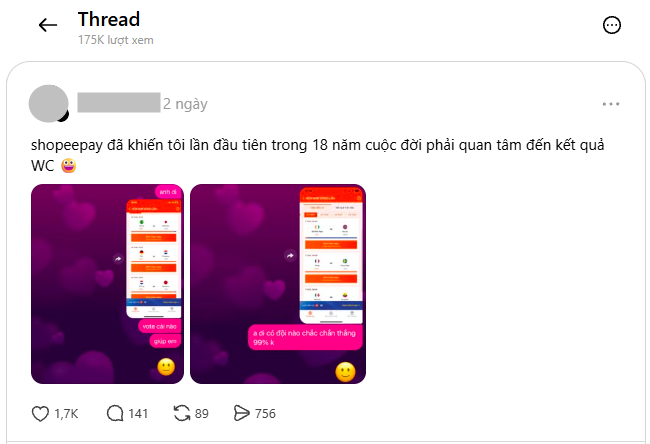 &ldquo;ShopeePay đ&atilde; khiến t&ocirc;i 18 năm cuộc đời lần đầu phải quan t&acirc;m b&oacute;ng đ&aacute;&rdquo; - Ảnh 2.