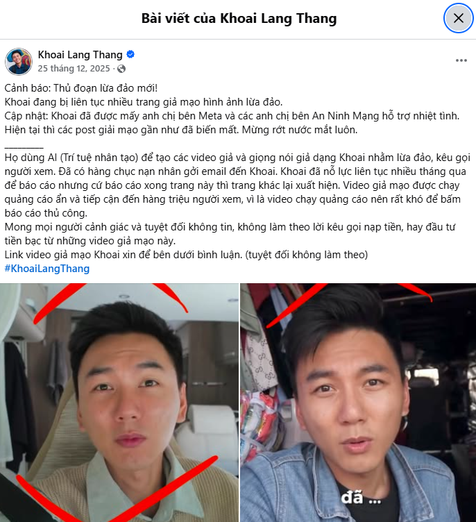 Khoai Lang Thang bị đ&aacute;nh bản quyền h&igrave;nh ảnh của ch&iacute;nh m&igrave;nh- Ảnh 3.