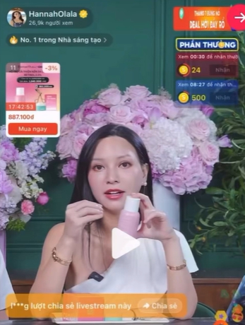Hannah Olala bị ph&aacute;t hiện sửa cụm "retinol bọc vi nang" của Candid bằng "retinol bọc" khi l&ecirc;n s&oacute;ng trong đ&ecirc;m 7/7 - Ảnh 1.