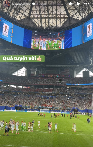 Gallery - Huyền Baby bay sang tận Mỹ để nhìn Messi ở cự ly gần, lên đồ “ít vải” gái 18 thấy còn sợ thua - image 6