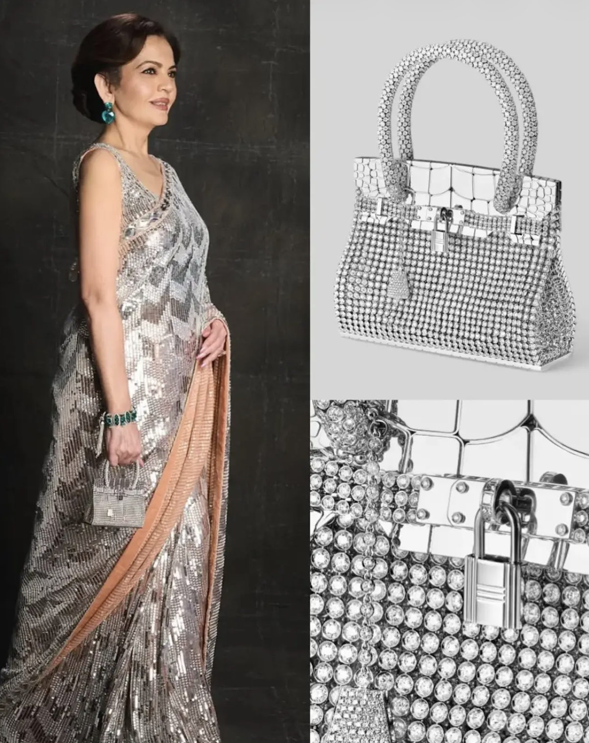 &Aacute;i nữ tỷ ph&uacute; Ambani x&aacute;ch chiếc Herm&egrave;s đắt nhất h&agrave;nh tinh- Ảnh 4.