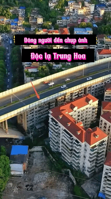 Đỉnh cao ph&aacute;p sư Trung Hoa: X&acirc;y chung cư dưới gầm cầu, n&oacute;c nh&agrave; th&agrave;nh đường xe chạy- Ảnh 2.