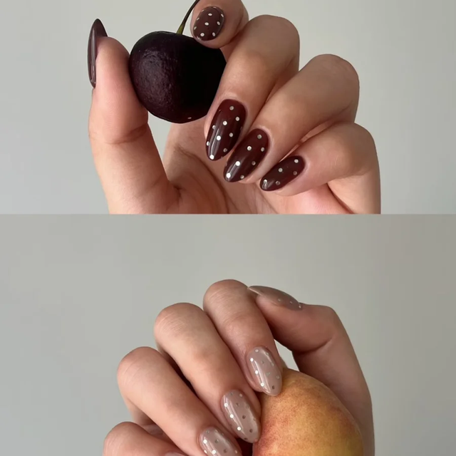 Nhiều g&aacute;i xinh khoe nail chấm bi bắt trend 2026, l&ecirc;n tay m&agrave;u n&agrave;o cũng xinh y&ecirc;u như nữ ch&iacute;nh phim H&agrave;n- Ảnh 5.