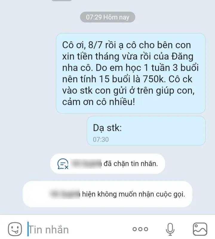 Tin nhắn đ&ograve;i 750 ngh&igrave;n đồng v&agrave; c&acirc;u chuyện ph&iacute;a sau khiến nhiều phụ huynh suy ngẫm: L&agrave;m người lớn, trước hết h&atilde;y l&agrave;m gương!- Ảnh 1.