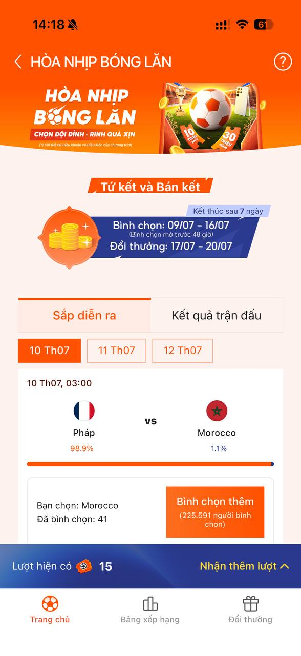 Hơn 200.000 người b&igrave;nh chọn Ph&aacute;p thắng tối nay, tỉ lệ v&ocirc; địch World Cup 2026 li&ecirc;n tục biến động, cuộc đua ng&agrave;y c&agrave;ng kh&oacute; lường! - Ảnh 4.