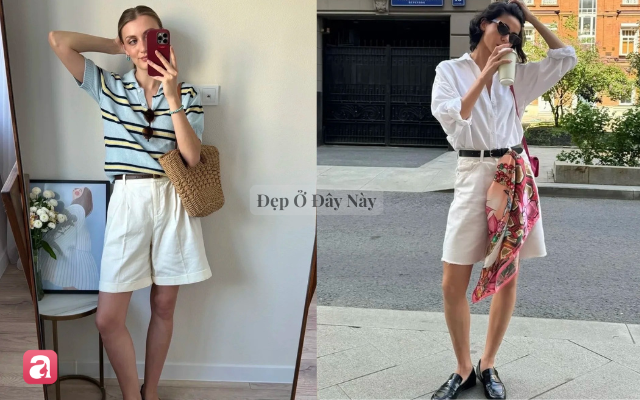 Quần short lửng và công thức phối đồ chuẩn "old money" cho phụ nữ hiện đại - Ảnh 5.