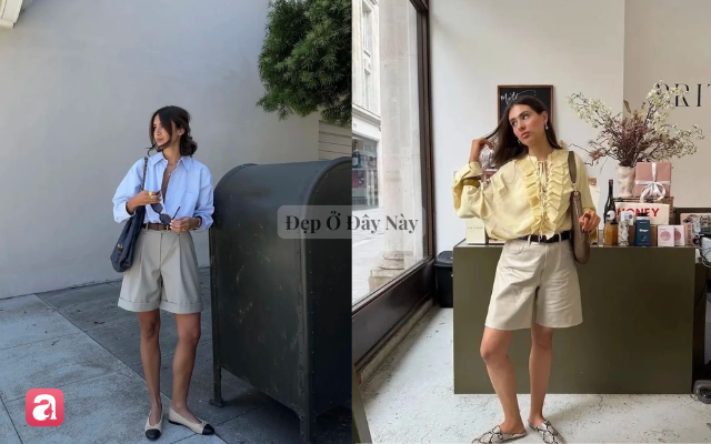 Quần short lửng và công thức phối đồ chuẩn "old money" cho phụ nữ hiện đại - Ảnh 4.