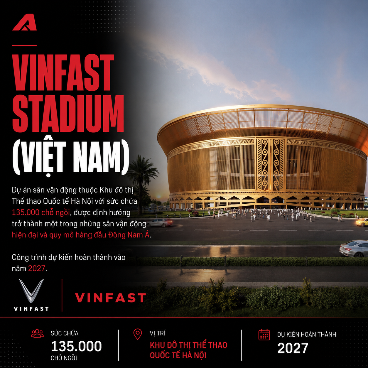 Kh&ocirc;ng chỉ c&oacute; VinFast, một loạt s&acirc;n vận động nổi tiếng thế giới n&agrave;y đều được đặt t&ecirc;n theo h&atilde;ng xe: Toyota, Subaru, Mercedes-Benz đủ cả- Ảnh 9.