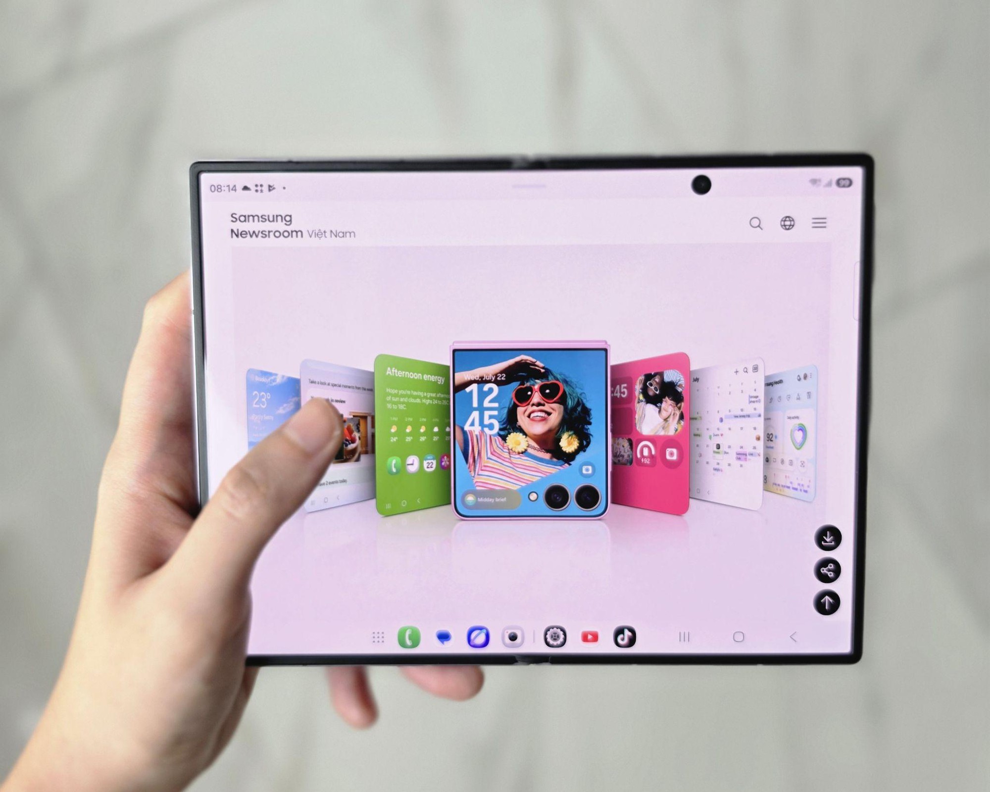Trên tay Galaxy Z Fold8 hot rần rần: Màn hình đã mắt, cày FanCam cực mượt! - Ảnh 5.