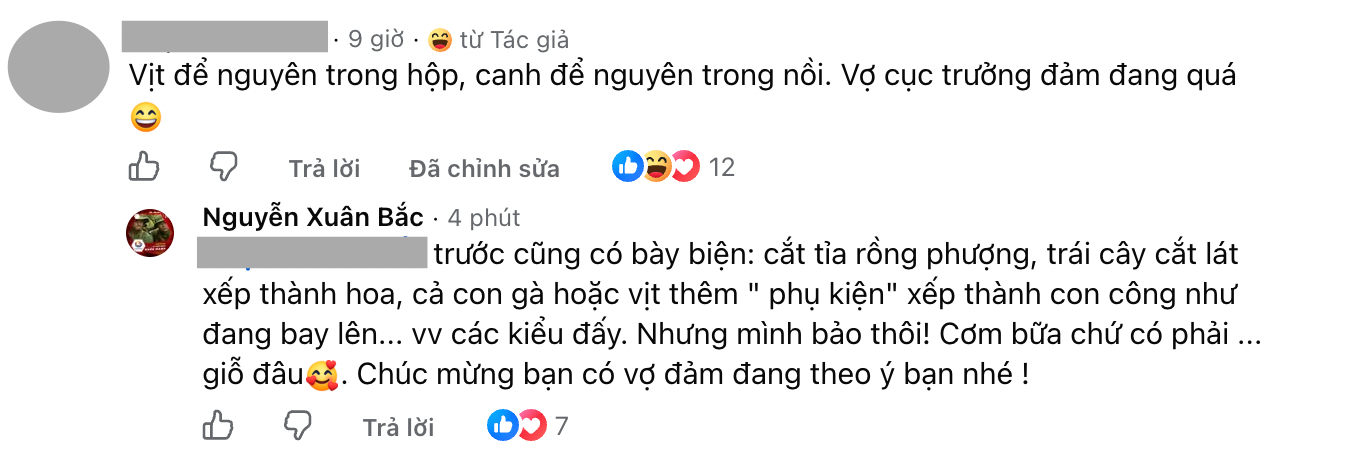 Cục trưởng Xu&acirc;n Bắc b&ecirc;nh vực m&acirc;m cơm vợ nấu - Ảnh 4.