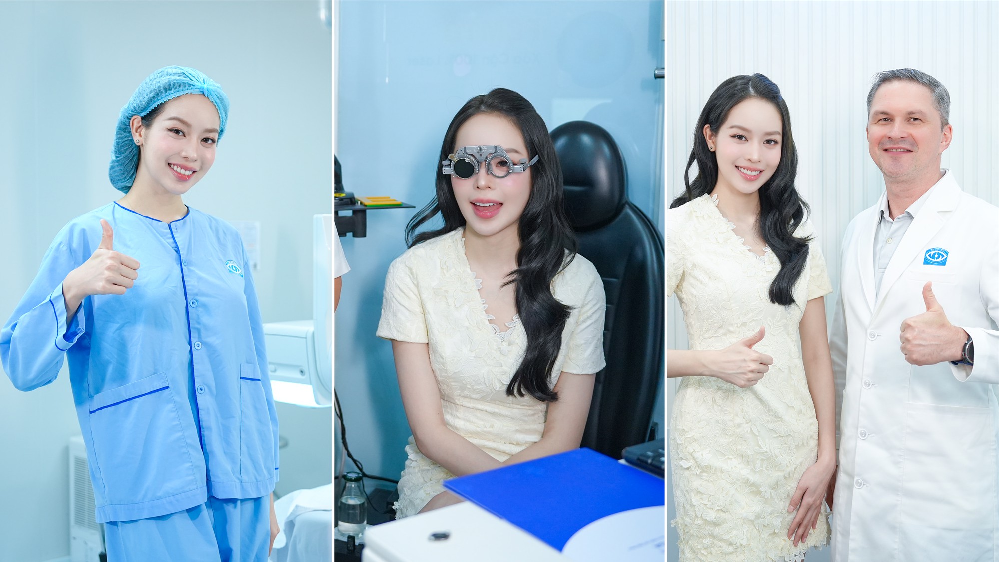 Sau nhiều năm mổ cận, Hoa hậu Thanh Thủy và Quỳnh Anh Shyn vẫn duy trì thị lực 10/10 - Ảnh 1.