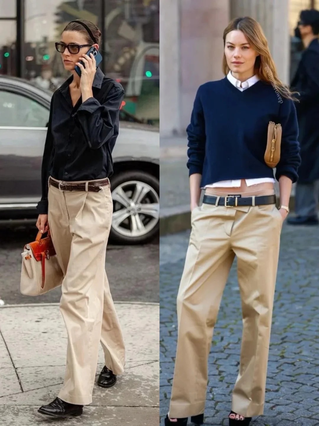 Chiếc quần &ldquo;old money&rdquo; đ&aacute;ng sắm nhất m&ugrave;a thu: Thanh lịch hơn jeans, mềm mại hơn quần đen - Ảnh 9.