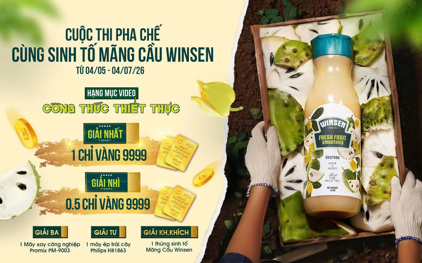 Chúc mừng các thí sinh pha chế xuất sắc giành chiến thắng tại Cuộc thi Pha chế cùng Sinh tố Mãng Cầu Winsen - Ảnh 1.