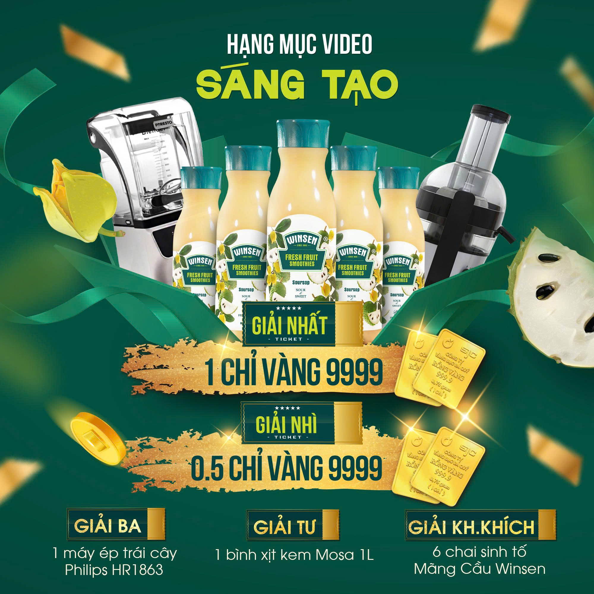 Chúc mừng các thí sinh pha chế xuất sắc giành chiến thắng tại Cuộc thi Pha chế cùng Sinh tố Mãng Cầu Winsen - Ảnh 3.