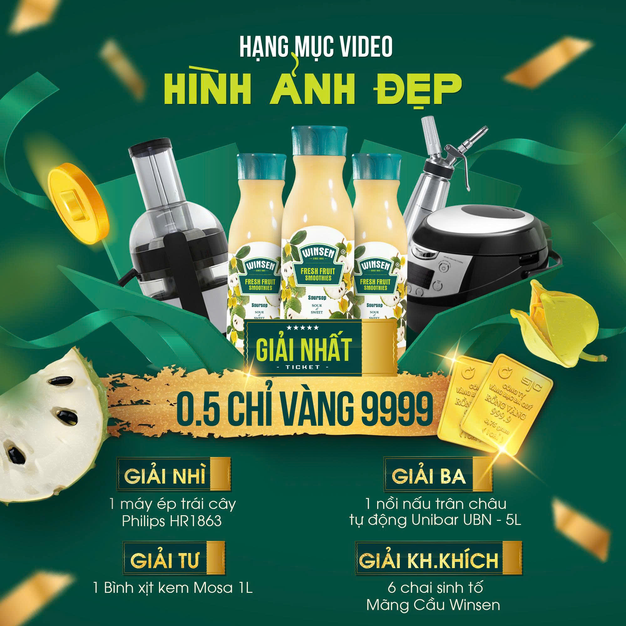 Chúc mừng các thí sinh pha chế xuất sắc giành chiến thắng tại Cuộc thi Pha chế cùng Sinh tố Mãng Cầu Winsen - Ảnh 4.