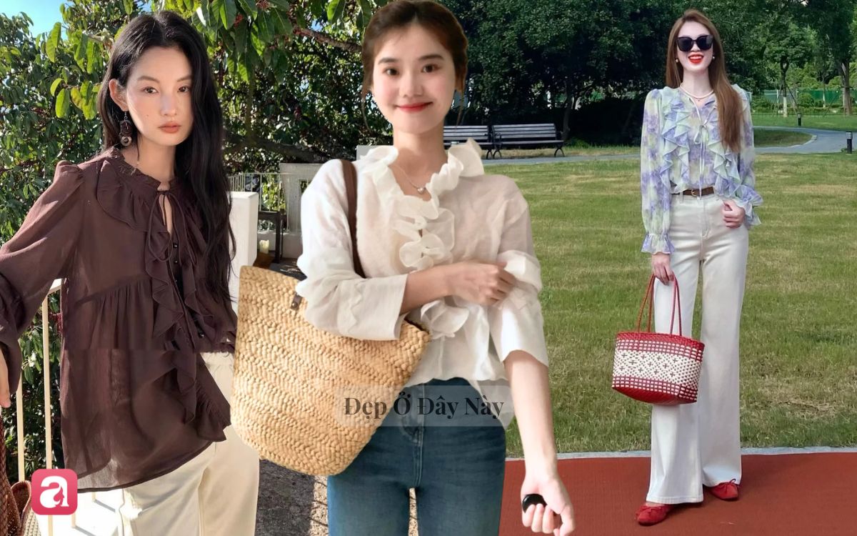 Chiếc &aacute;o m&agrave; ai diện l&ecirc;n cũng h&oacute;a "n&agrave;ng thơ m&ugrave;a thu": Mềm mại, nữ t&iacute;nh m&agrave; vẫn thanh lịch - Ảnh 1.