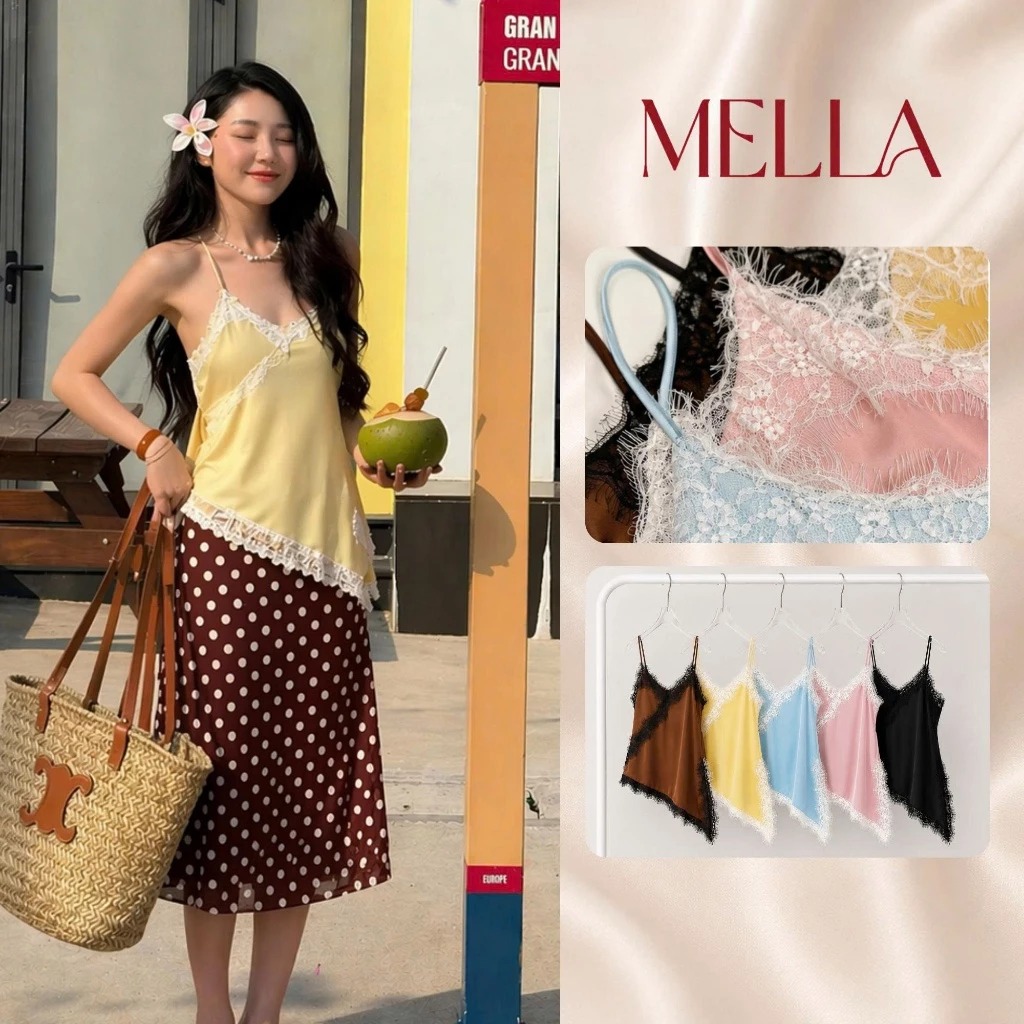 &Aacute;o hai d&acirc;y mix c&ugrave;ng quần hộp, tưởng "lạc quẻ" thế m&agrave; lại hay: C&ocirc;ng thức vừa nữ t&iacute;nh vừa cool cho m&ugrave;a h&egrave; - Ảnh 6.