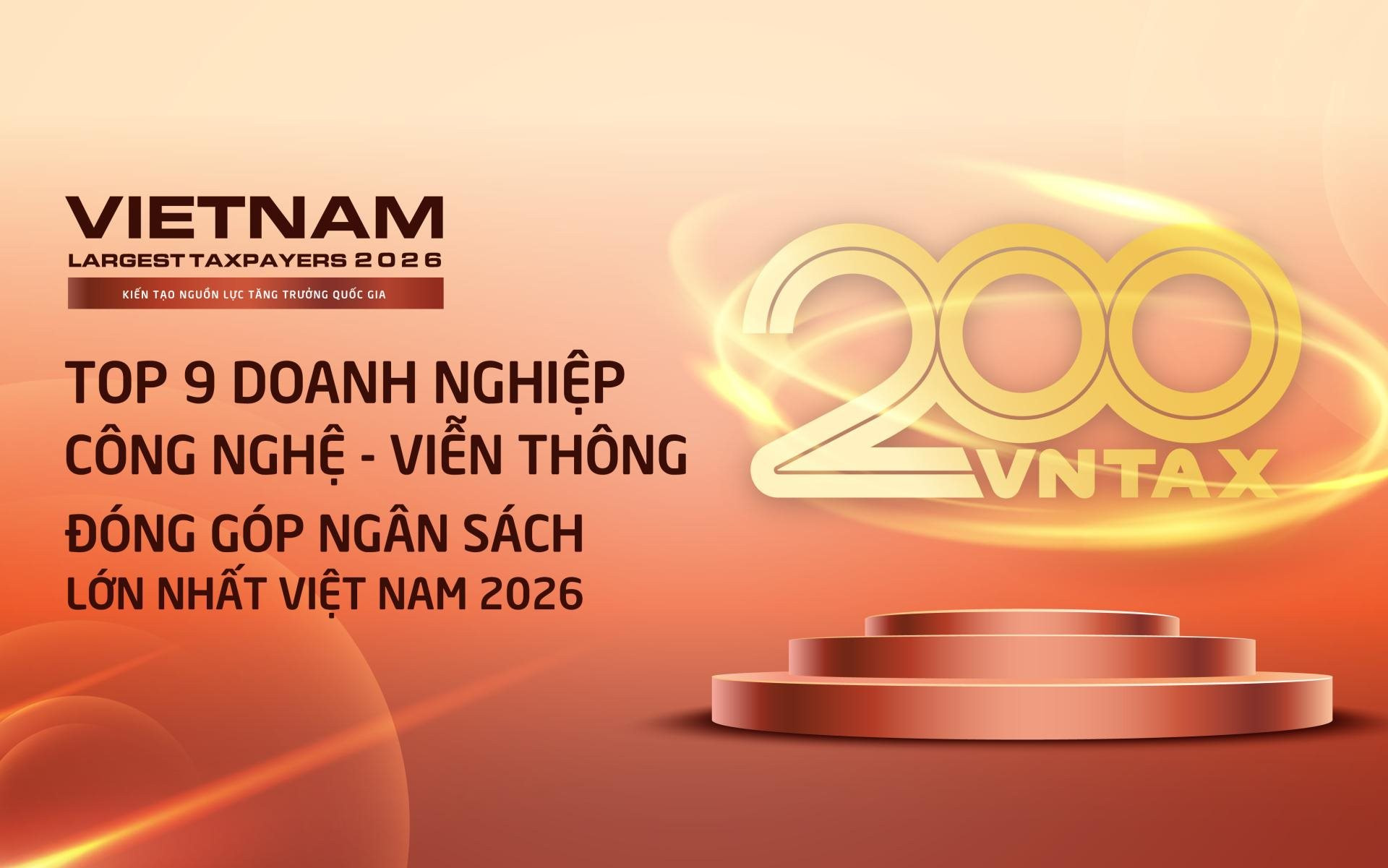 C&ocirc;ng bố 9 doanh nghiệp c&ocirc;ng nghệ - viễn th&ocirc;ng nộp ng&acirc;n s&aacute;ch lớn nhất Việt Nam 2026: Viettel &aacute;p đảo, 3 doanh nghiệp nộp tr&ecirc;n 10.000 tỷ đồng- Ảnh 1.