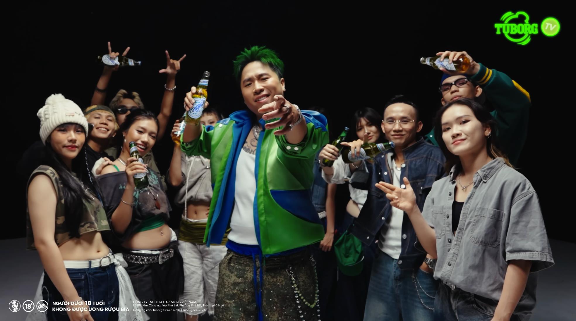 Bia Tuborg bắt tay c&ugrave;ng 24K Right v&agrave; h&agrave;ng trăm Gen Z đồng s&aacute;ng tạo MV ph&aacute; chuẩn - Ảnh 3.
