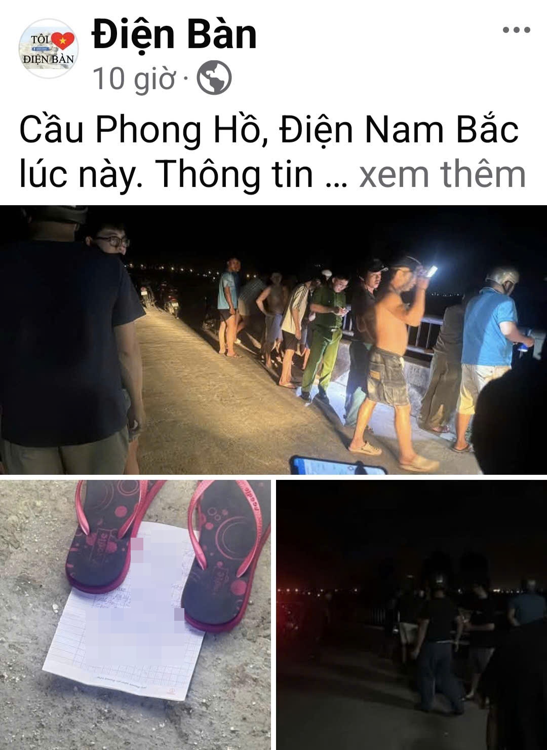 Giận chồng, người phụ nữ để lại d&eacute;p v&agrave; lời nhắn g&acirc;y hoang mang tr&ecirc;n cầu rồi bế con đi chơi- Ảnh 2.