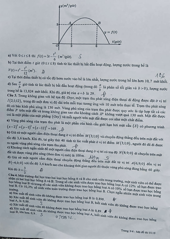 Đề To&aacute;n thi lại tốt nghiệp tại THPT chuy&ecirc;n Tuy&ecirc;n Quang- Ảnh 3.
