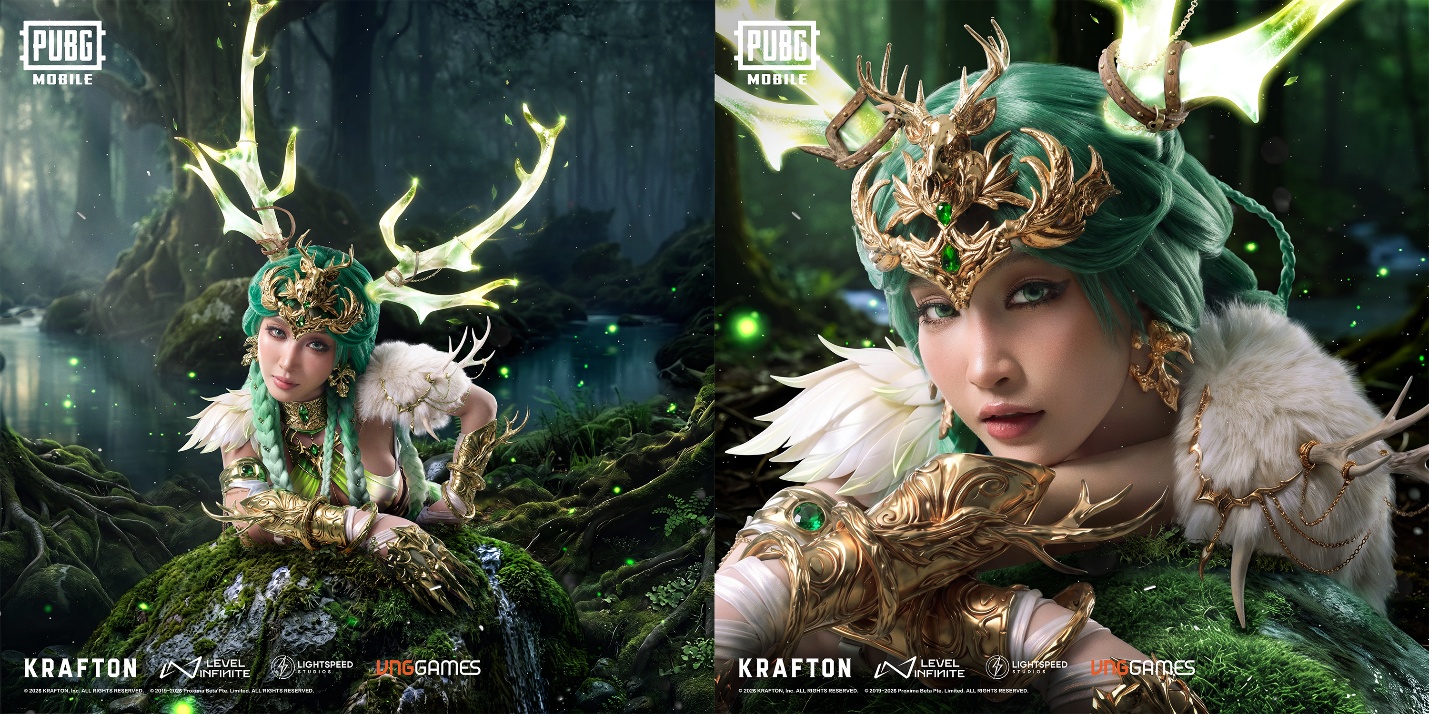 Juky San lần đầu hợp tác vũ trụ sinh tồn PUBG Mobile, hóa thân Thánh Giáp Cổ Lâm Chi Thần kỳ ảo - Ảnh 4.