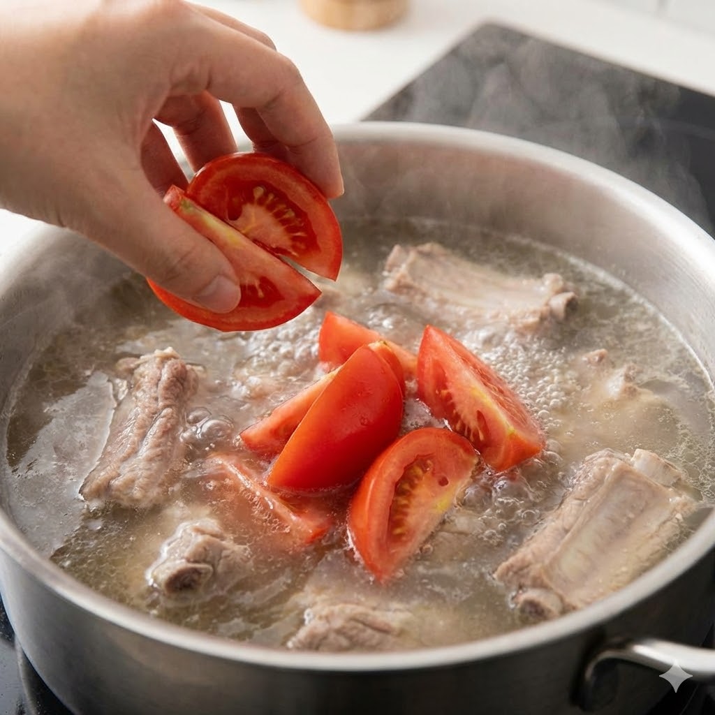 3 th&oacute;i quen nấu canh sườn cần bỏ ngay - Ảnh 1.