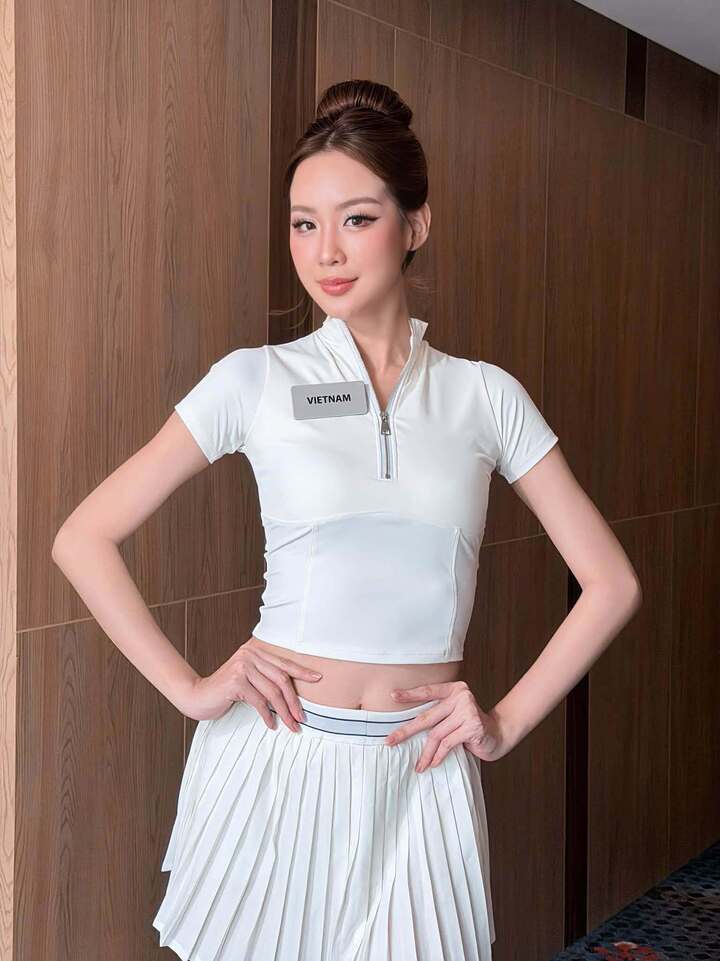 Hoa hậu Bảo Ngọc thể hiện thế n&agrave;o trong tuần đầu thi Miss World 2026?- Ảnh 8.