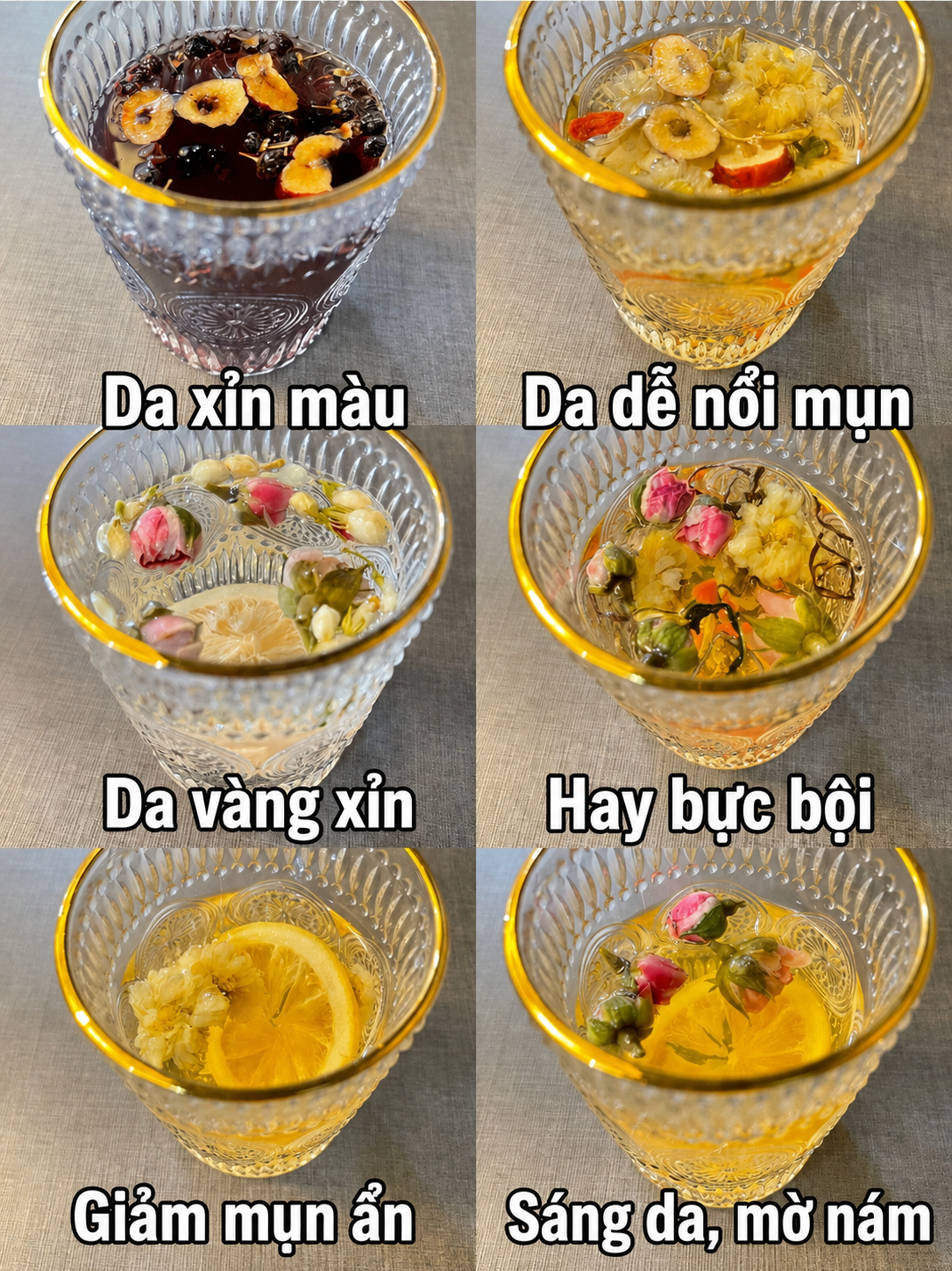 6 loại tr&agrave; hoa hợp uống m&ugrave;a n&oacute;ng, d&agrave;nh cho người hay nổi mụn, da xỉn m&agrave;u v&agrave; muốn chăm da từ b&ecirc;n trong- Ảnh 2.