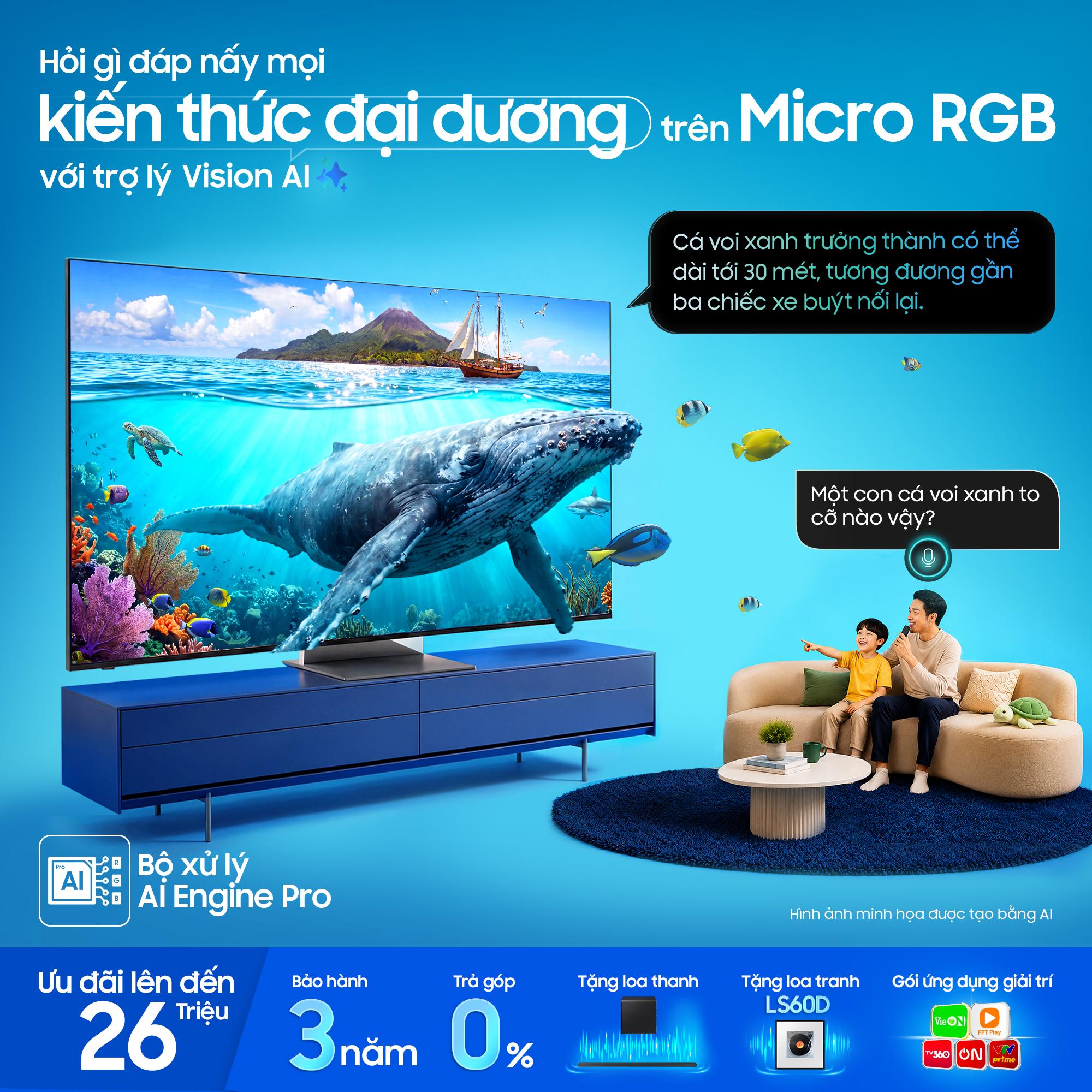 Luyện ngoại ngữ si&ecirc;u trực quan ngay tr&ecirc;n Samsung AI TV với trợ l&yacute; AI - Ảnh 2.