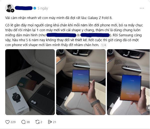 Điều đầu tiên người dùng Galaxy Z Fold8 nói sau khi mở hộp: Cuối cùng cũng có một chiếc máy không giống mọi năm - Ảnh 1.