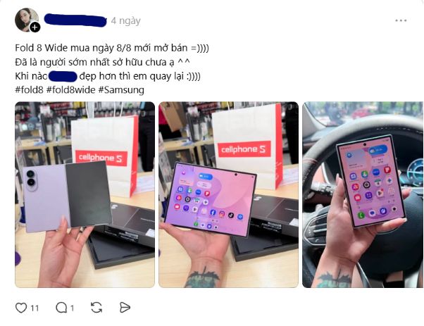 Điều đầu tiên người dùng Galaxy Z Fold8 nói sau khi mở hộp: Cuối cùng cũng có một chiếc máy không giống mọi năm - Ảnh 4.