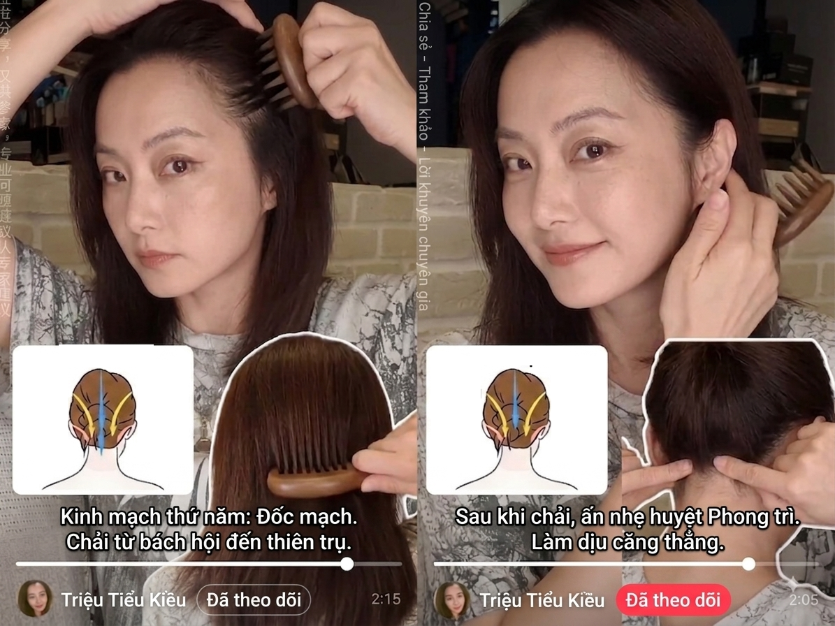 Một nữ diễn viên U50 gây sốt vì quá trẻ: Làm đúng 4 bước chải đầu sẽ có mái tóc bồng bềnh và gương mặt tươi tắn- Ảnh 3.